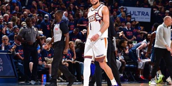 NBA官方：布克因公开批评裁判被罚款35000美元；取消其G2技犯